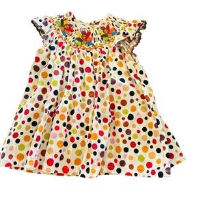 Colorful Polka Dot Kids Dress